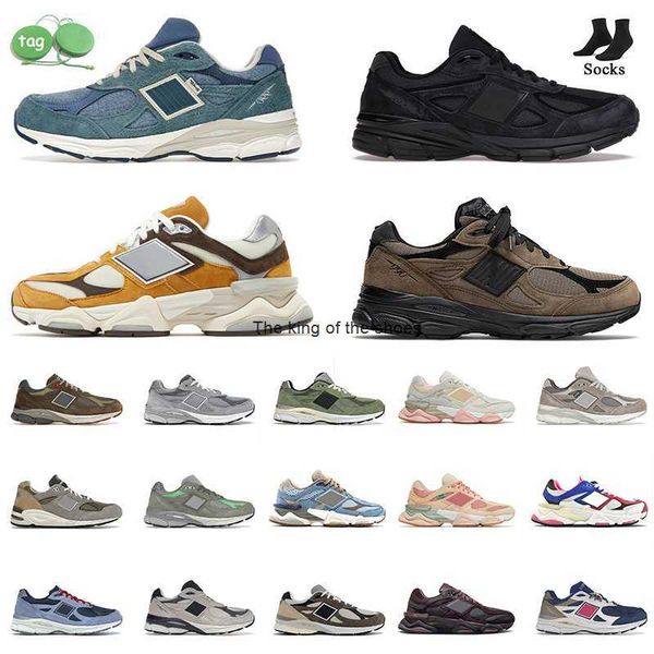 

designer 990 v3 men women running shoes workwear jjjjound brown black 990v3 9060 miusa teddy santis sea salt denim amethyst rain cloud 990 t