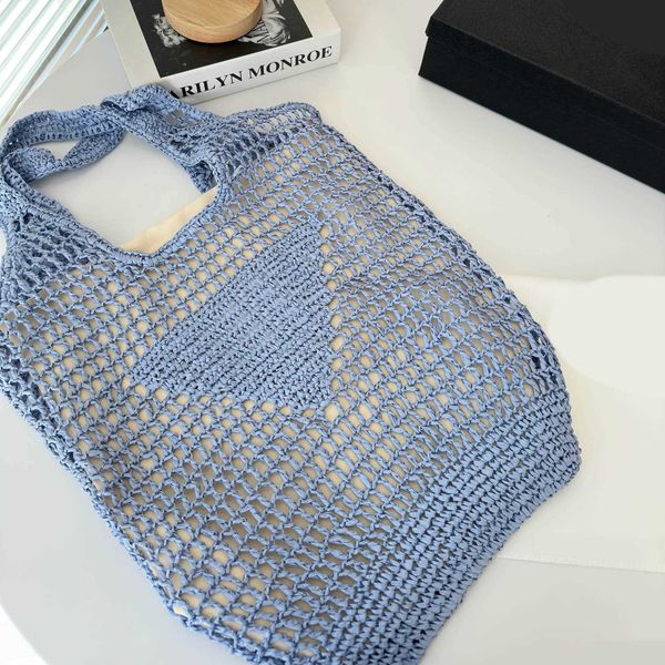 

beach bag designer hobo totes women hollow woven shopping bag lafite grass handmade tote bag holiday beach tourism 230524