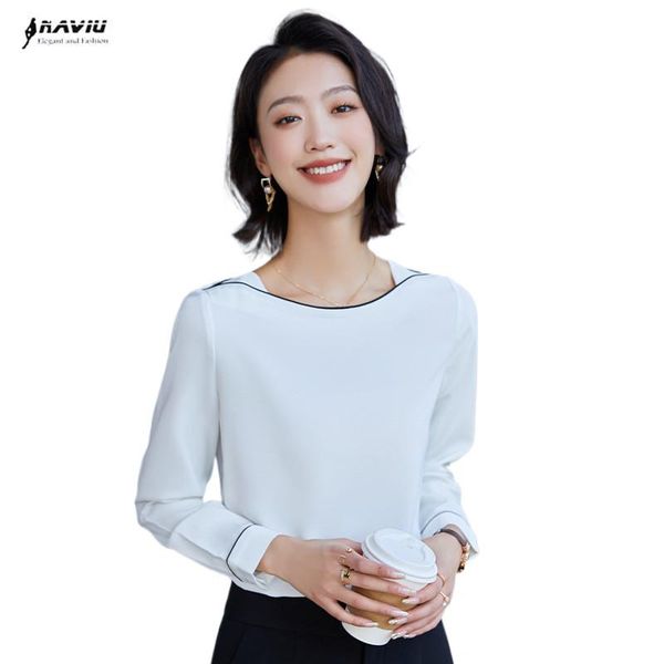 

t-shirt white chiffon shirt women 2022 new long sleeve spring fashion temperament casual design blouses office ladies work