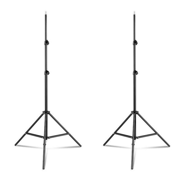 

dresses p 2*2m light stand tripod with 1/4 screw head for p studio video flash umbrellas reflector lighting, Black;gray