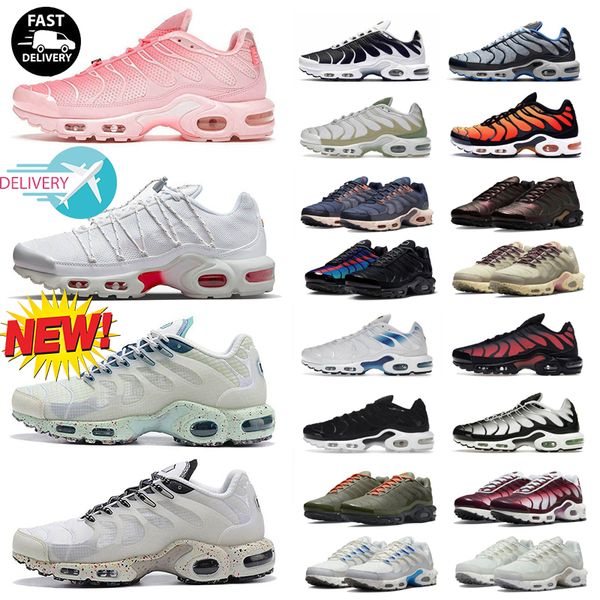 

2022 classic tn plus running shoes tns volt black hyper psychic blue oreo purple chaussures requin breathable fashion outdoor sports sneaker