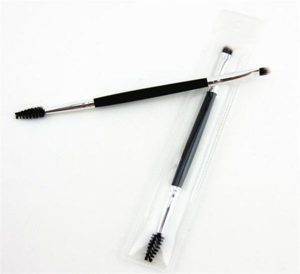

new health 2in1 bevel eyebrow brush makeup doubleheaded inclined eyebrow brush eyelashes curler volume tool pincel maquiagem prof7386865