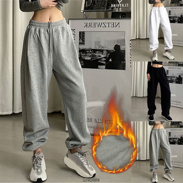 

women's pants capris women pants black jogging sweatpants women for pants baggy sports pants gray jogger high waist sweat casual female, Black;white