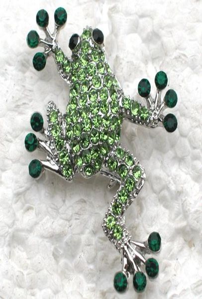 

whole crystal rhinestone frog brooches fashion costume pin brooch jewelry gift apparel accessories c5599573480, Gray