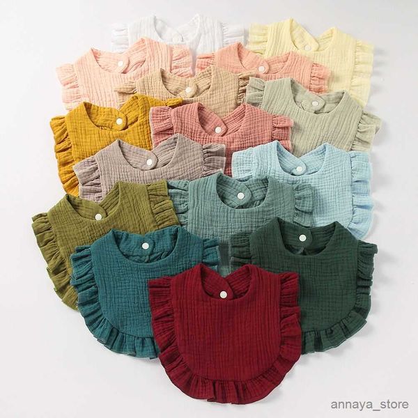 

bibs cloths soft baby feeding bib saliva towel cotton gauze cloth for newborn toddler scarf baby bib r230628