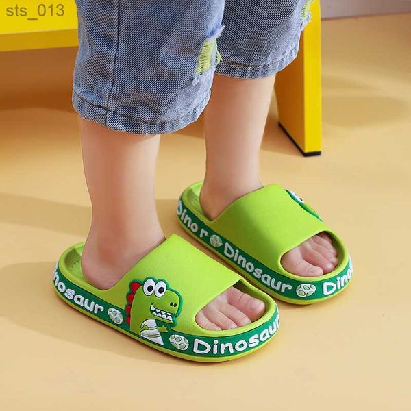 

kids slippers for boys solid color summer beach indoor baby slippers cute girl shoes home soft non-slip children slippers l230518, Black;grey