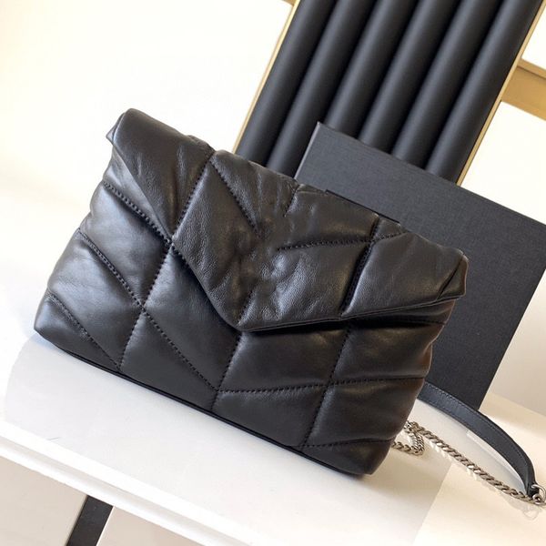 

handbags square fat loulou chain bag designer real leather women's handbag large-capacity shoulder bags quilted messenger bag