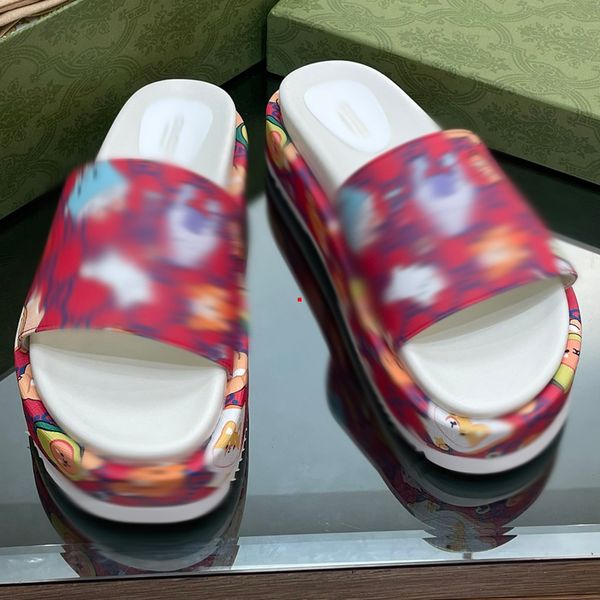 

2023 fashion designer fabric slides slippers multicolor embroidery mules women low heel flip flops casual sandals summer leather flat slide, Black