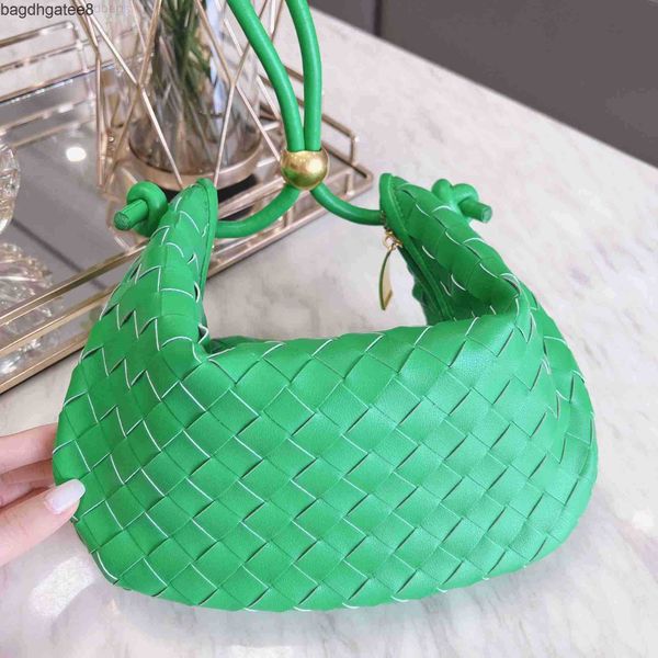 

one turn ball vene bag woven 2023 golden designer bags hand bottegas small shoulder fashion ox dumplings cloud female slfe