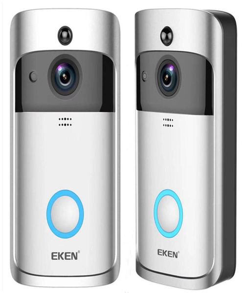 

eken v5 smart wifi video doorbell camera visual intercom with chime night vision ip door bell wireless home security camera9846993