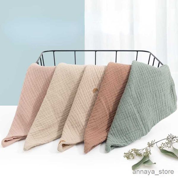 

bibs cloths 3/5pcs baby square towel feeding towel saliva towels cotton square towel solid newborn boys girls washcloth r230628