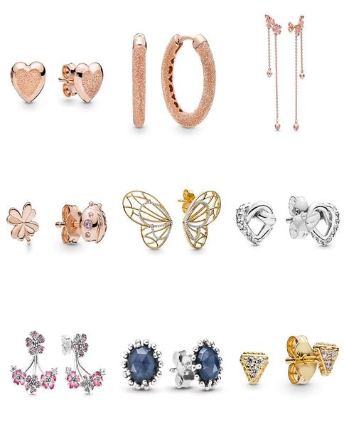 

new 100 925 sterling silver earring 287928 287930 288089nccmx 287960npo 267955 298019cz 298113nccmx 290561nbc 268030cz5838541, Golden;silver