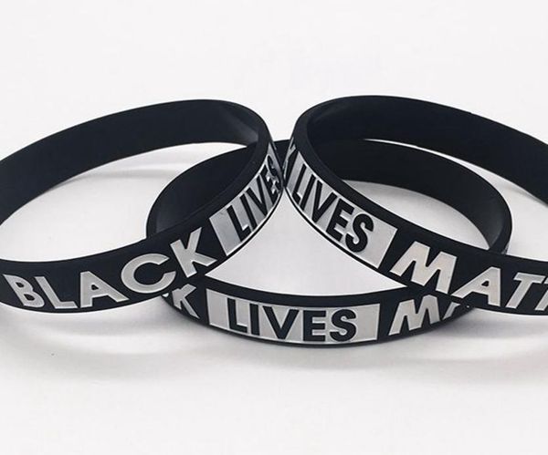 

black lives matter bracelet silicone rubber wristband wrist band sport bangle for men women gift ljjk21847441520, Red;brown