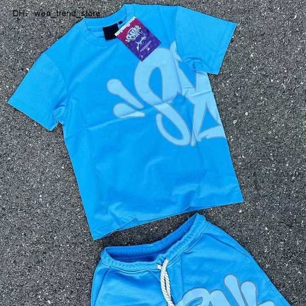 

2023 new designer y2k corteizs es shirts shorts bunny street print trendy short sleeve men's set summer item t-shirt hip hop 3 kmk9, Gray