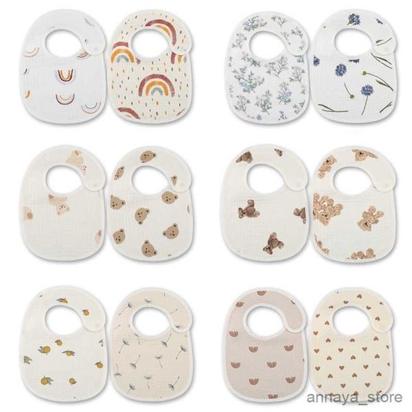 

bibs cloths baby cotton bib toddler saliva towel feeding cloth for newborn girls boys baby shower gift r230628