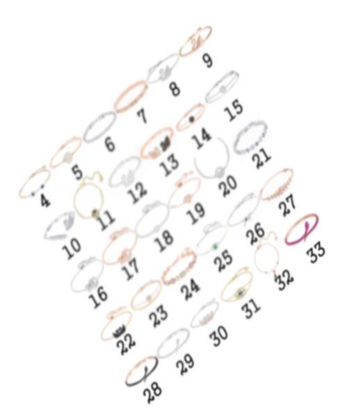 

fahmi s925 925 silver 18k gold plated gemstone bracelet elegant youth jewelry original jewelry8294477