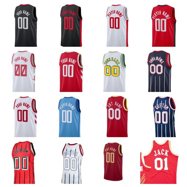 

4 jalen green custom basketball jerseys houstons jabari smith jr rocket jersey 17 tari eason james 13 harden tyty 3 kevin porter eric gordon, Black;red