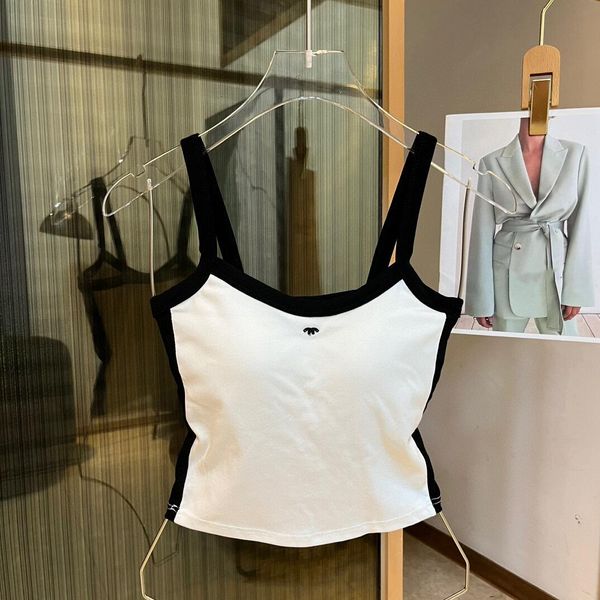 

womens designers tanks knit vest sweaters t shirts designer striped letter sleeveless knits fashion style ladies pullover woven vest c9, White