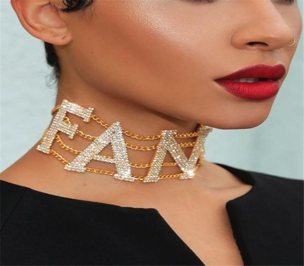 

pendant necklaces 2021 hiphop punk large letter iron metal loop collar necklace europe and america exaggerated trend street beat3913162, Silver