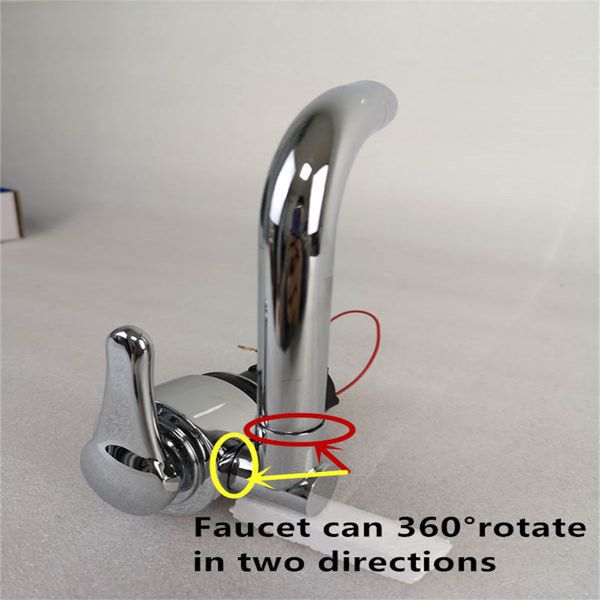

12v electrical folding copper cold water faucet tap boat rv caravan camper