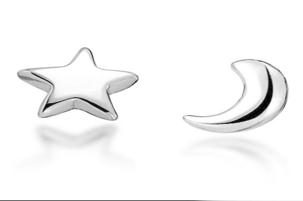 

2020 stud earrings 925 silver star amp moon 2015 fashion sterling silver jewelry for women earrings6609506, Golden;silver