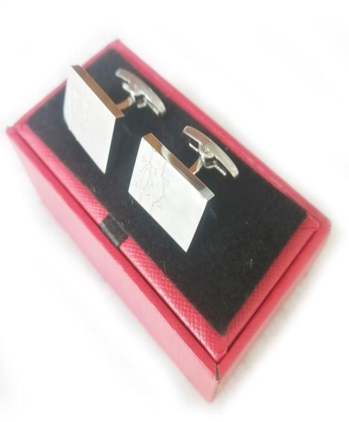 

pure pearl fashion luxury cuff links stainless steel square silver glaze for men business suit french shirts sleeve s6119524