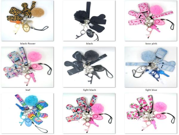 

personal female alarm selfdefense key chain girl security alarm20229510774, Silver