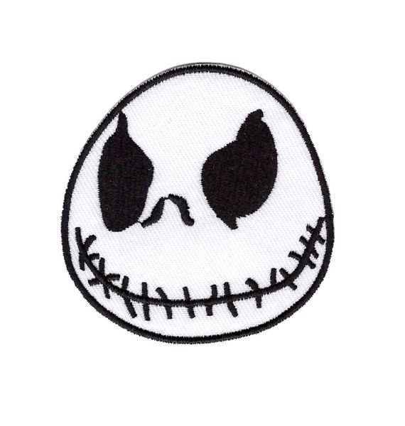 

jack skellington nightmare before christmas movie cartoon sew iron on patch for jacket jeans clothing badge1312827