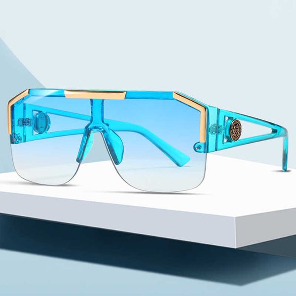 

sunglasses luxury oversized man sunglasses brand designer big frame gradient sun glasses for woman fashion oculos de sol j230627, White;black