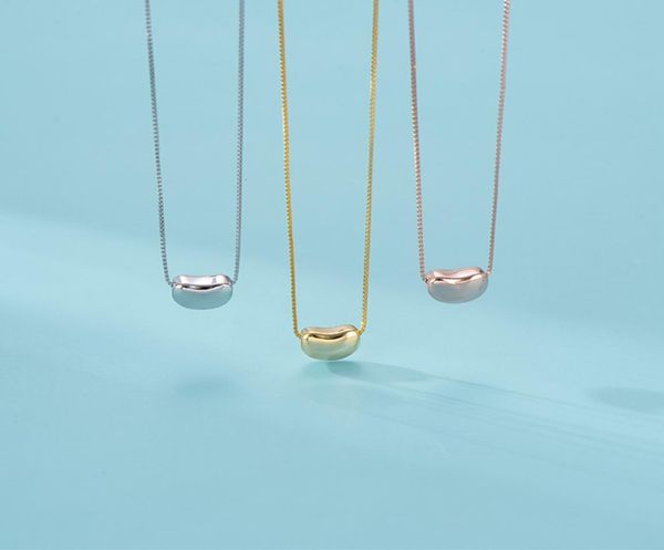 

fashion necklaces925 sterling silver acacia necklace japanese and korean version cool wind small bean clavicle chain net red chris5760823