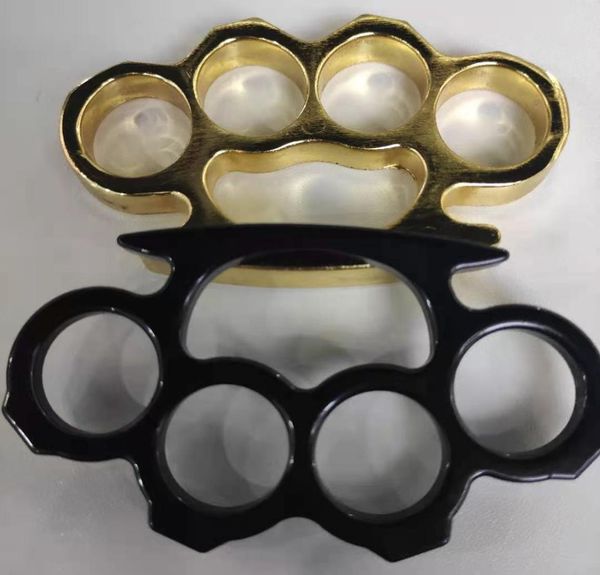 

brand new thin steel brass knuckle high hardness knuckles duster buckle break window edc selfdefense knuckle hand tool drop shipp6414143