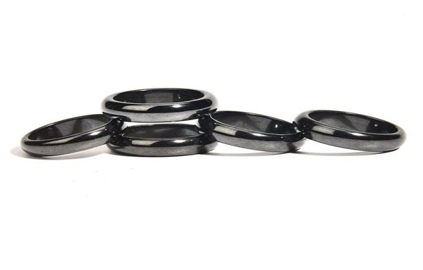 

hematite stone rings for women men magnetic energy balance rings8481864, Silver