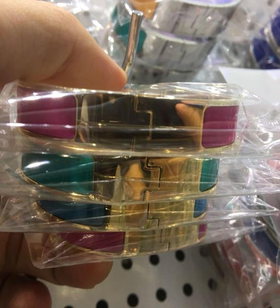 

316l titanium steel cuff bracelet charm women hletters designer retro styles bangle temperament allmatch jewelry bracelet7370728, Black