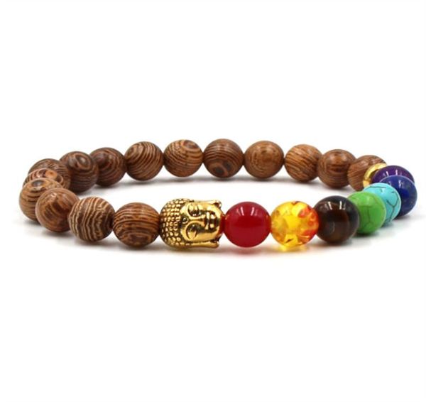 

chakra bracelet men black lava healing balance beads reiki buddha prayer natural stone yoga bracelet lava bracelet8279752