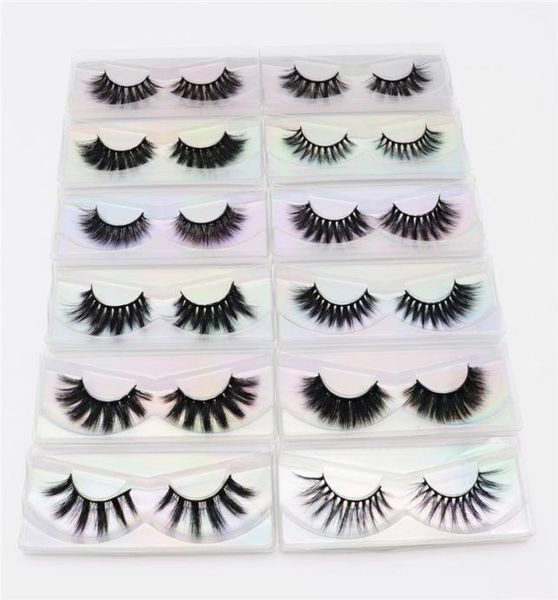 

faux 3d mink eyelashes silk protein false eyelash soft natural thick long lash extension cruelty 1615022