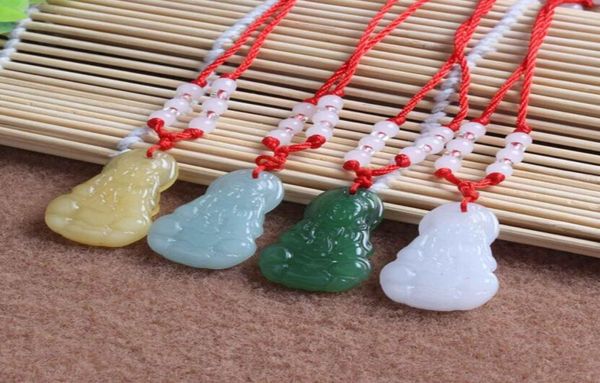 

guanyin pendant imitation green jade buddha necklace glass ornament djn587 mix order pendant necklaces jewelry3187736, Silver