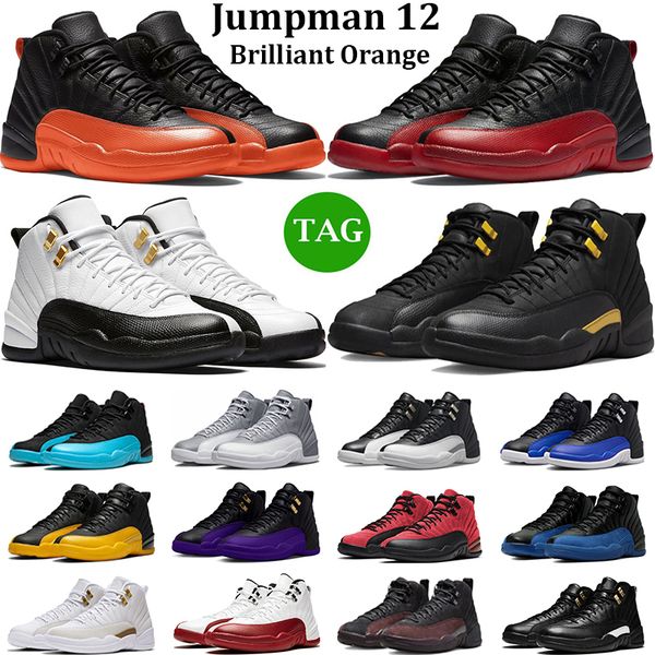 

ale jumpman 12 men basketball shoes 12s brilliant orange field purple black taxi flu game playoffs stealth gamma blue mens trainers sports s