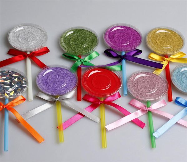 

shimmer lollipop lashes box 3d mink eyelashes boxes fake false eyelashes packaging case empty eyelash box cosmetic tools3716691
