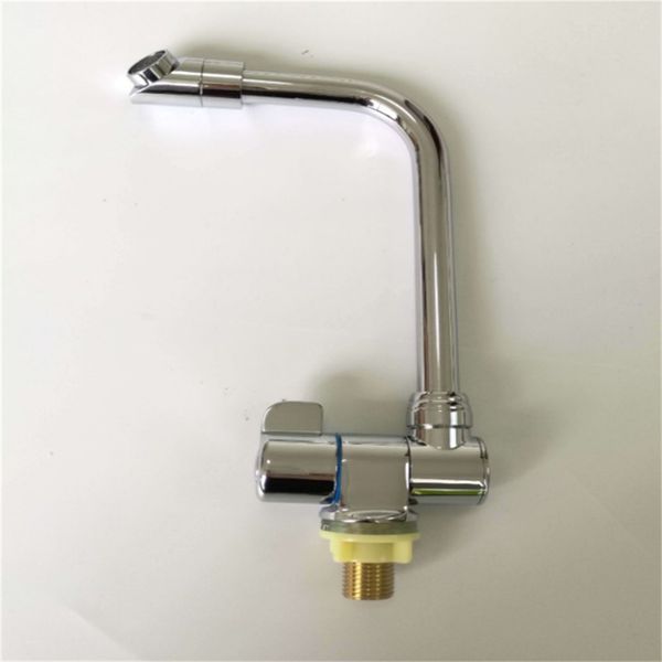 

brass cold water folding faucet tap 240*97mm marine boat rv caravan camper #009