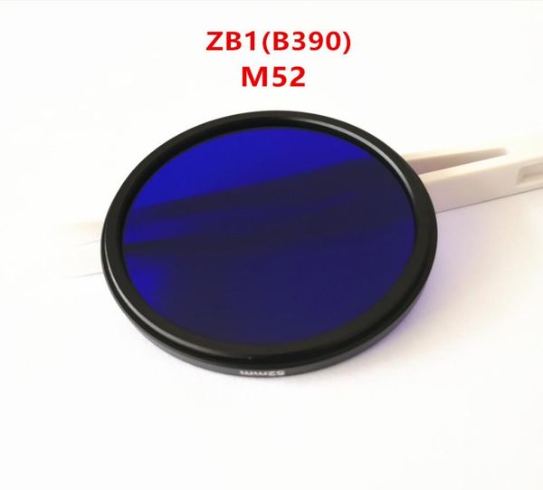 

52mm 380nm uv ir pass filter zb1 b390 dual bandpass violet glass visible light cut6688802