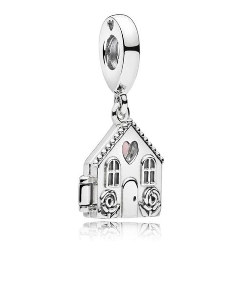 

mother day gift real 925 sterling silver bead perfect home pendant charm fit original women bracelet bangle diy winsome jewelry1512720, Black