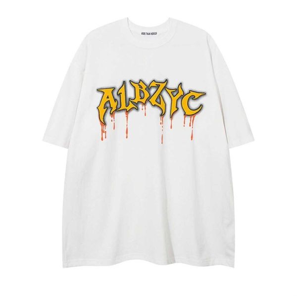 

brand american china-chic high street hiphop short sleeved t-shirt women's summer oversize design sense half sleeve 1ny3qxaz4, White;black