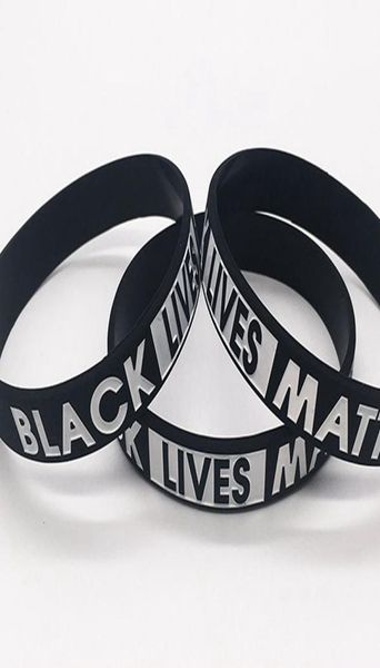 

black lives matter bracelet silicone rubber wristband wrist band sport bangle for men women gift ljjk21847745466, Red;brown