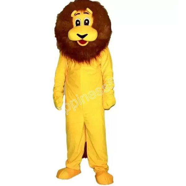 

size yellow lion mascot costume customization theme fancy dress ad apparel festival dress, Red;yellow