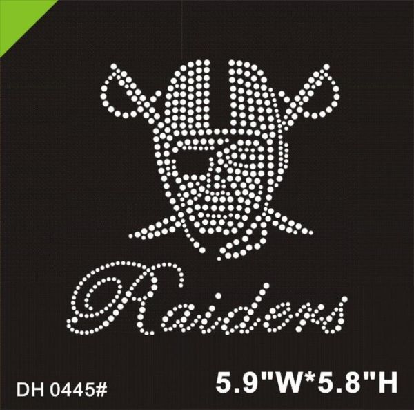 

freight sports team oakland rhinestone iron on transfer diy dh04458877140, Black