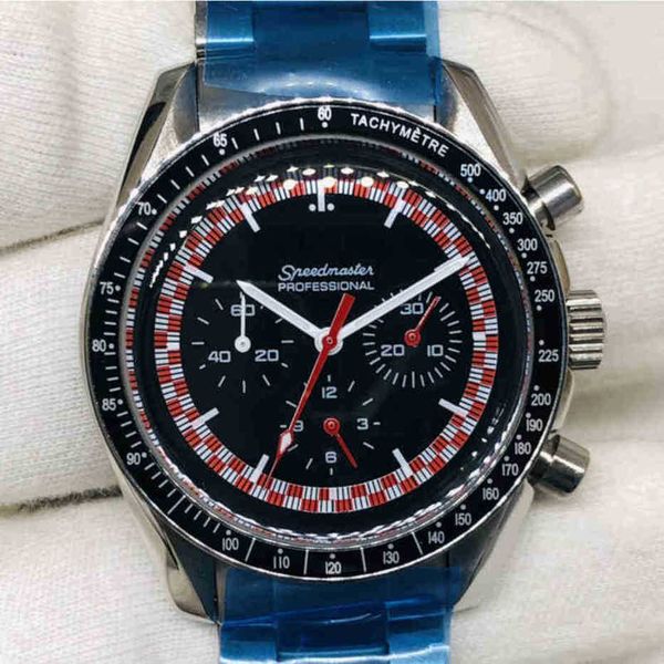 

designer omegas watches for men speedmaster mechanical movement watch w2gf tic mechanical chaoba six pin automatic cl057 mens, Slivery;golden