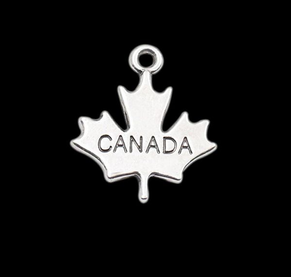 

whole vintage canada charms canadian maple leaf symbol charms 50pcs aac2094342736, Bronze;silver