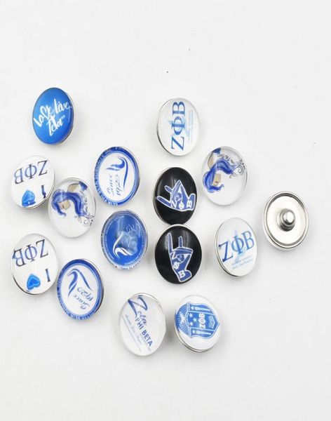 

mixed zeta phi beta glass snap button jewelry charm snap jewelry snap accessories for necklace bracelet earring2961346, Bronze;silver