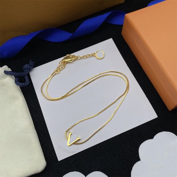 

brand designer luis pendant vuttonity letter necklace fashion letter jewelry pendant necklaces ghxoa, Silver