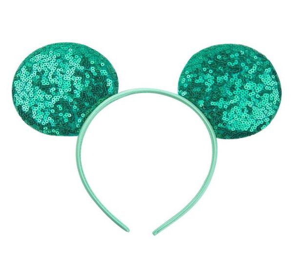 

14pcslot 2020 fashion sequins mouse ears headband glittle diy girls hair accessories for women hairband party accesorios mujer 769102262, Slivery;white